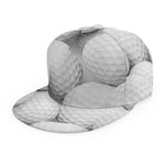 Golf Ball 3D Print Snapback Cap
