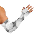 Golf Ball 3D Print Sun Protection Arm Sleeves