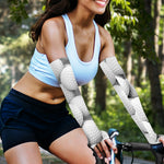 Golf Ball 3D Print Sun Protection Arm Sleeves