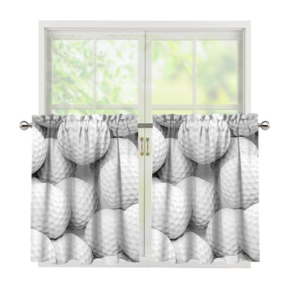 Golf Ball 3D Print Tier Curtains