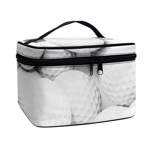 Golf Ball 3D Print Travel Makeup Bag