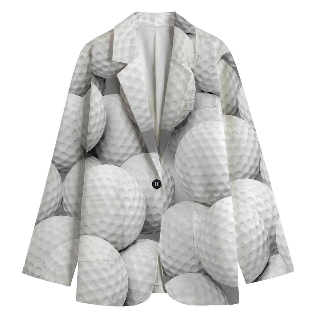 Golf Ball 3D Print Women's Blazer