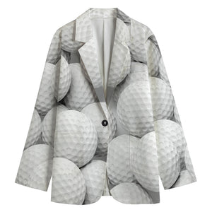 Golf Ball 3D Print Women's Blazer