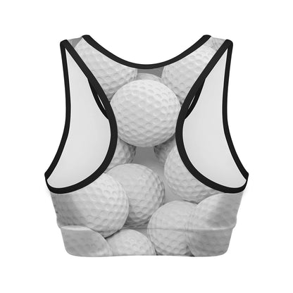 Golf Ball 3D Print Women's Sports Bra