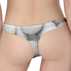 Golf Ball 3D Print Women's Thong