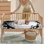 Golf Ball Breaking Wall Print Baby Crib Sheet