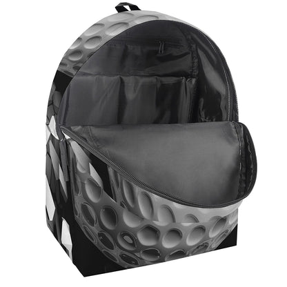 Golf Ball Breaking Wall Print Backpack