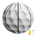 Golf Ball Breaking Wall Print Basketball