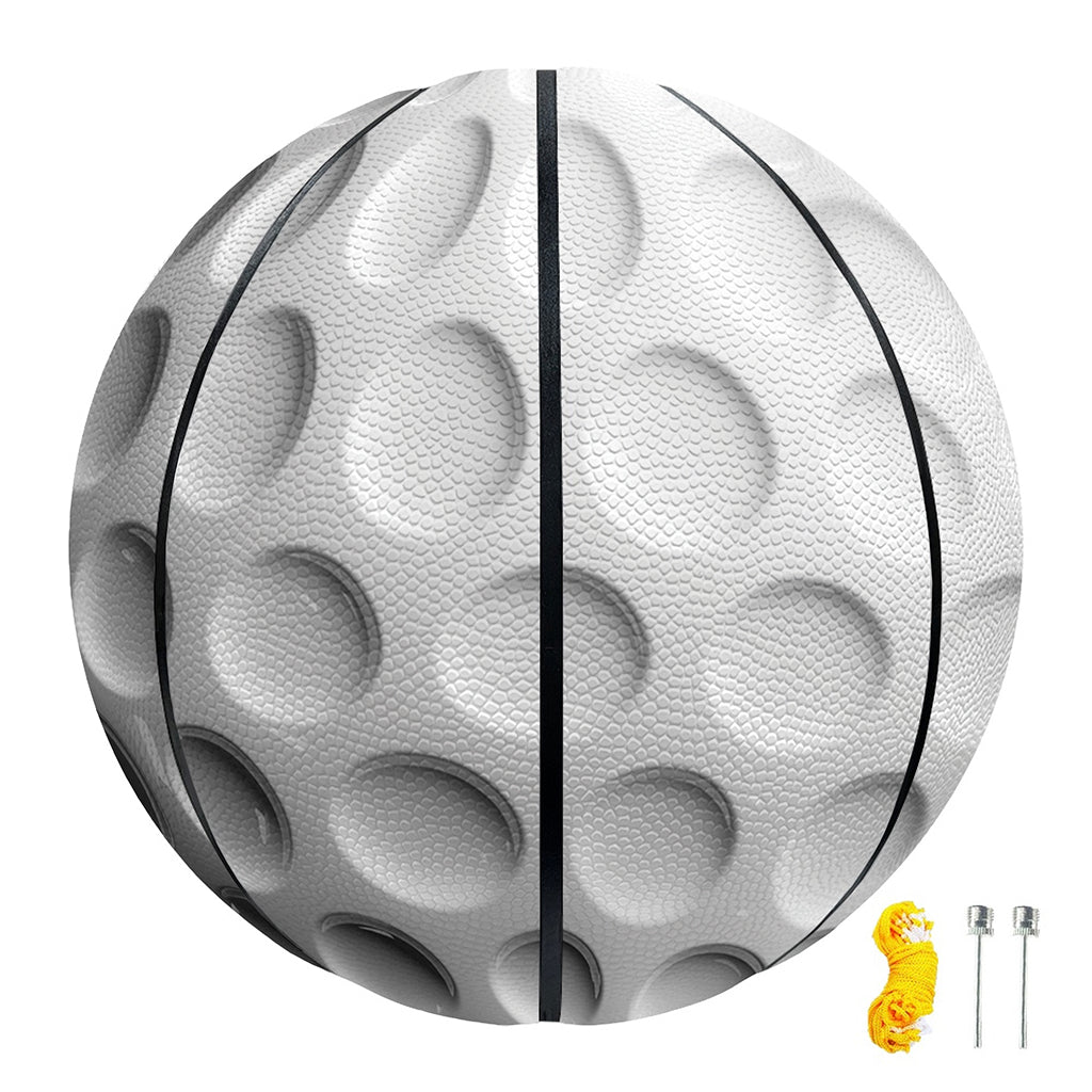 Golf Ball Breaking Wall Print Basketball