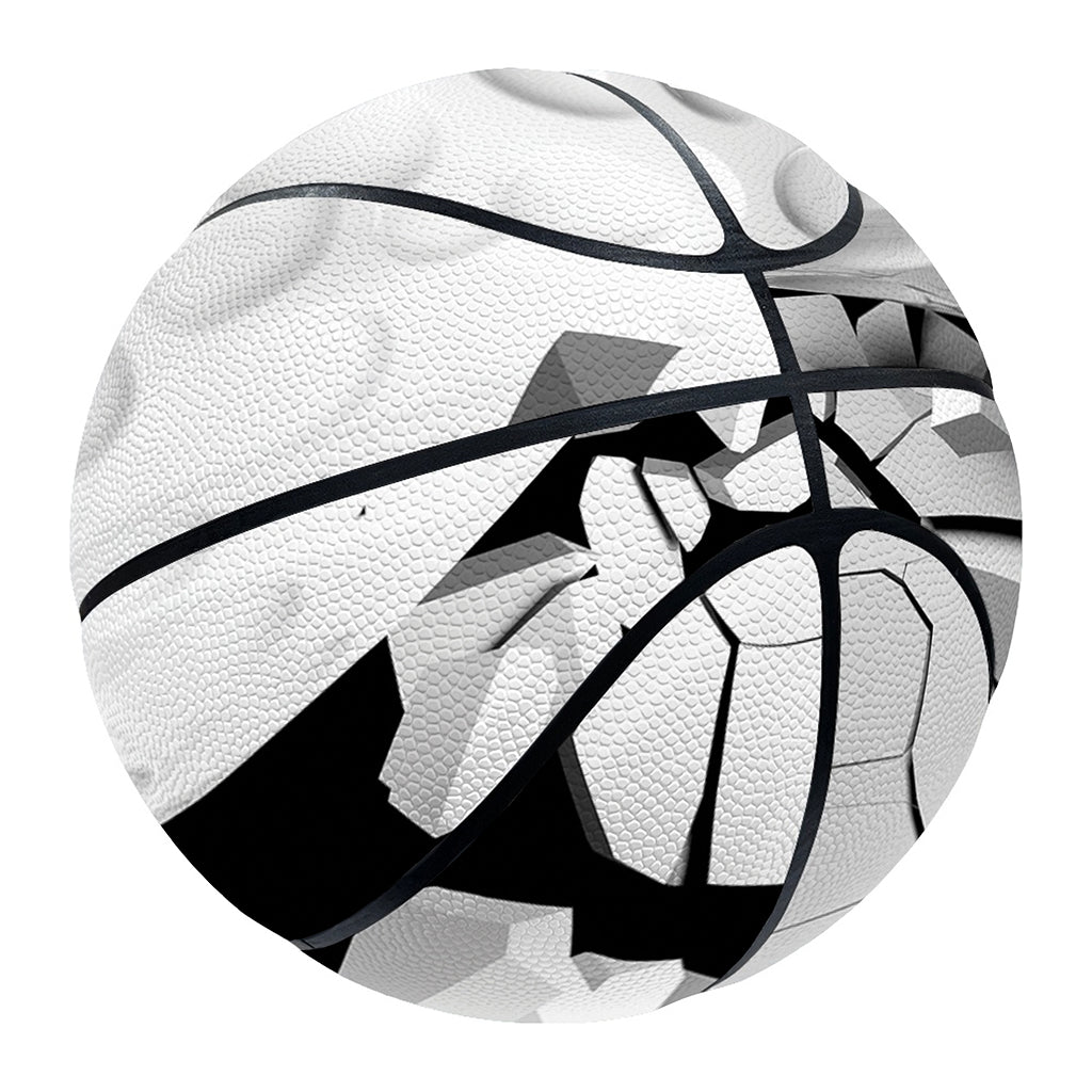 Golf Ball Breaking Wall Print Basketball