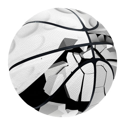 Golf Ball Breaking Wall Print Basketball