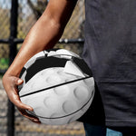 Golf Ball Breaking Wall Print Basketball