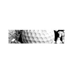 Golf Ball Breaking Wall Print Bed Runner