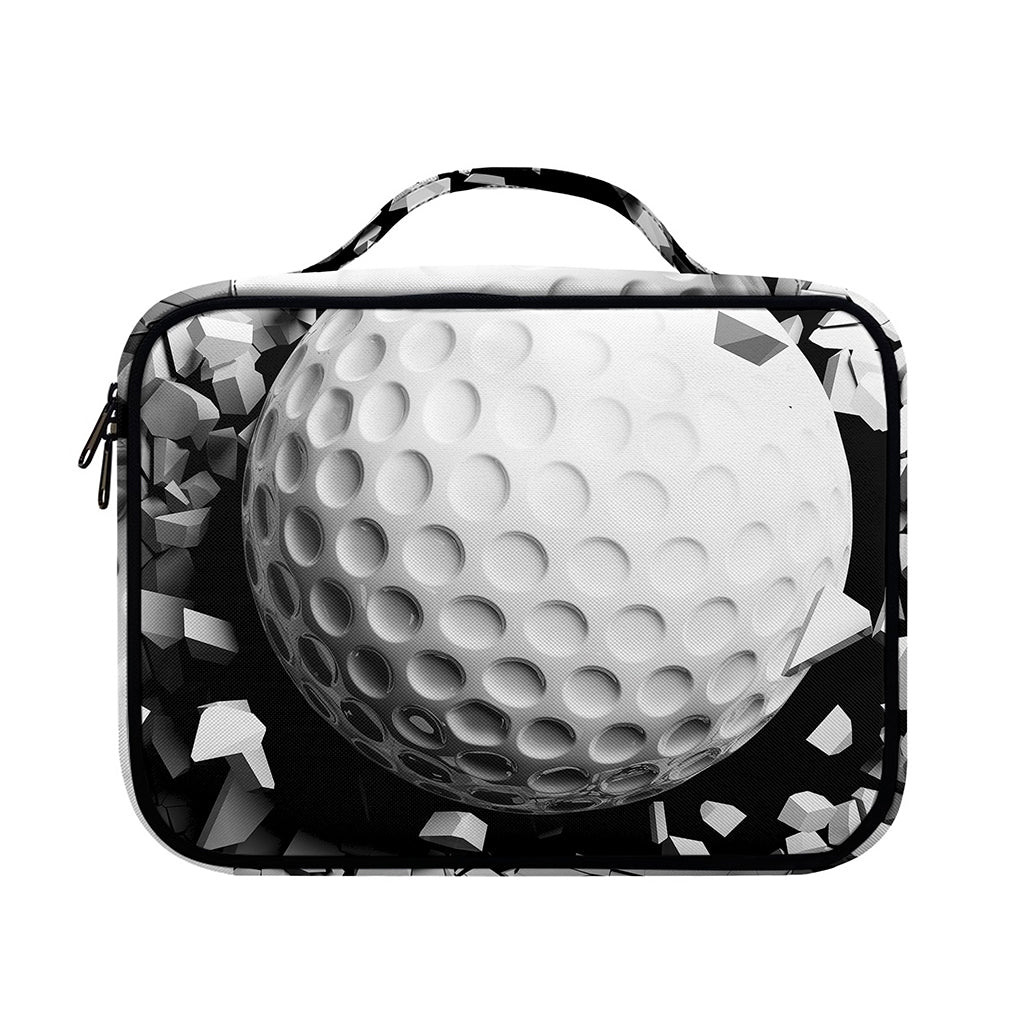 Golf Ball Breaking Wall Print Briefcase Bible Bag