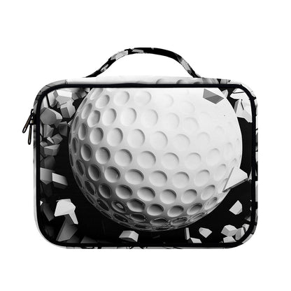 Golf Ball Breaking Wall Print Briefcase Bible Bag