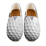 Golf Ball Breaking Wall Print Casual Shoes