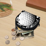 Golf Ball Breaking Wall Print Coin Purse