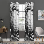 Golf Ball Breaking Wall Print Curtain