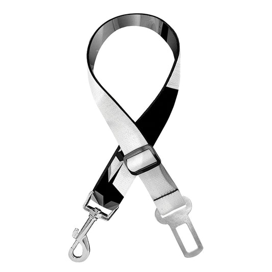 Golf Ball Breaking Wall Print Dog Seat Belt