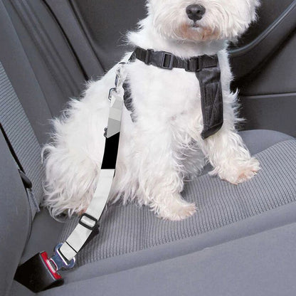 Golf Ball Breaking Wall Print Dog Seat Belt