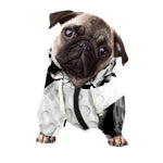 Golf Ball Breaking Wall Print Dog Zip Up Hoodie