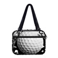 Golf Ball Breaking Wall Print Double Strap Bible Bag