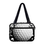 Golf Ball Breaking Wall Print Double Strap Bible Bag
