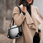 Golf Ball Breaking Wall Print Double Strap Bible Bag