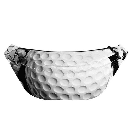 Golf Ball Breaking Wall Print Fanny Pack