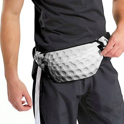 Golf Ball Breaking Wall Print Fanny Pack