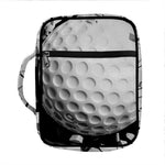 Golf Ball Breaking Wall Print Front Pocket Bible Bag