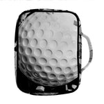 Golf Ball Breaking Wall Print Front Pocket Bible Bag
