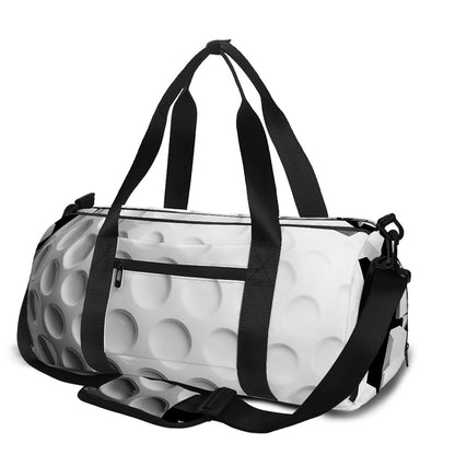 Golf Ball Breaking Wall Print Gym Bag