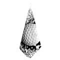 Golf Ball Breaking Wall Print Hand Towel