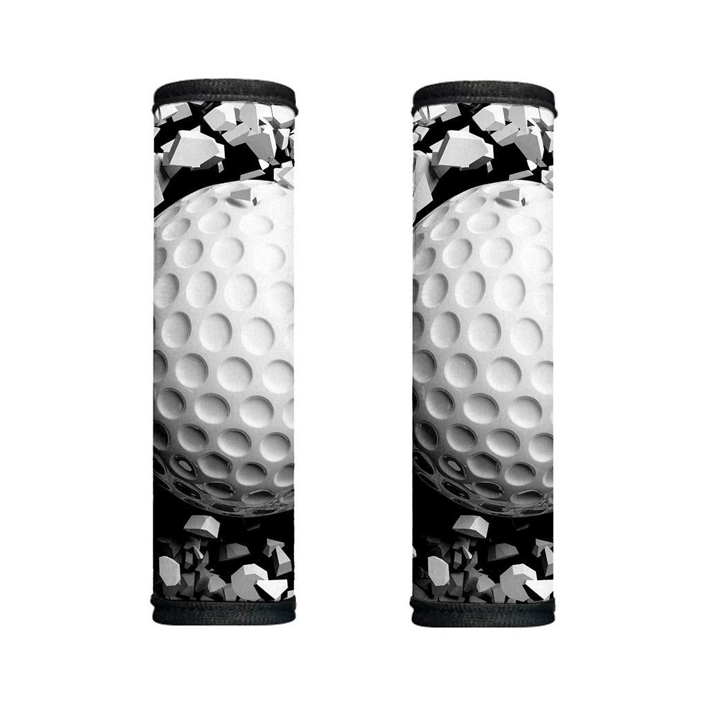 Golf Ball Breaking Wall Print Handle Covers
