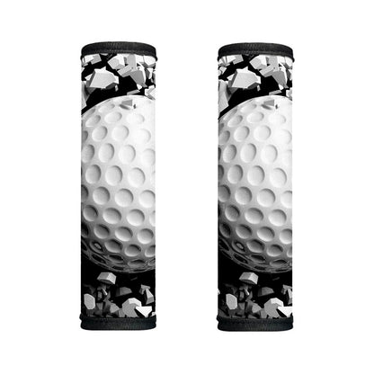 Golf Ball Breaking Wall Print Handle Covers
