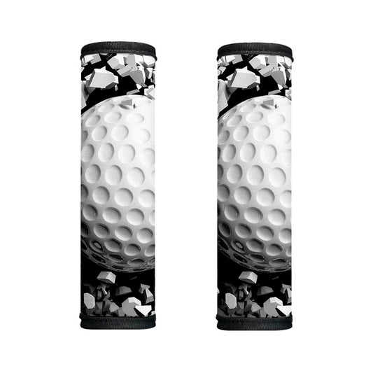 Golf Ball Breaking Wall Print Handle Covers