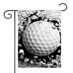 Golf Ball Breaking Wall Print House Flag