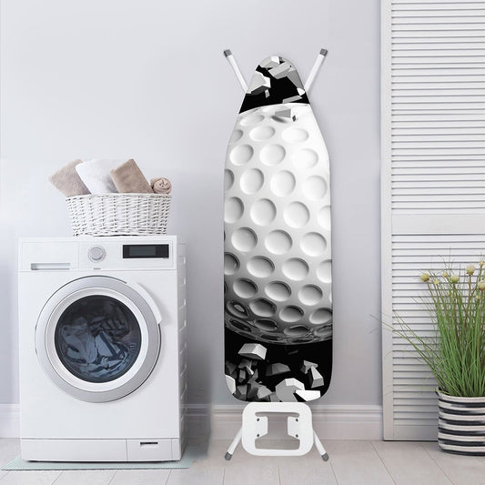 Golf Ball Breaking Wall Print Ironing Board Cover