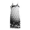 Golf Ball Breaking Wall Print Jersey Midi Cami Dress