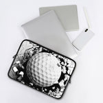 Golf Ball Breaking Wall Print Laptop Sleeve