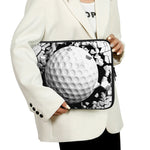 Golf Ball Breaking Wall Print Laptop Sleeve