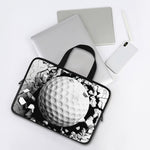 Golf Ball Breaking Wall Print Laptop Sleeve With Handle