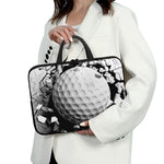 Golf Ball Breaking Wall Print Laptop Sleeve With Handle