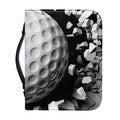 Golf Ball Breaking Wall Print Leather Bible Cover