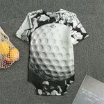 Golf Ball Breaking Wall Print Men's Bodysuit