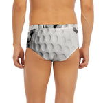 Golf Ball Breaking Wall Print Men's Briefs