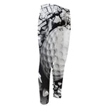 Golf Ball Breaking Wall Print Men's Compression Pants