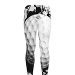 Golf Ball Breaking Wall Print Men's leggings