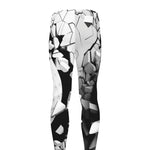 Golf Ball Breaking Wall Print Men's leggings